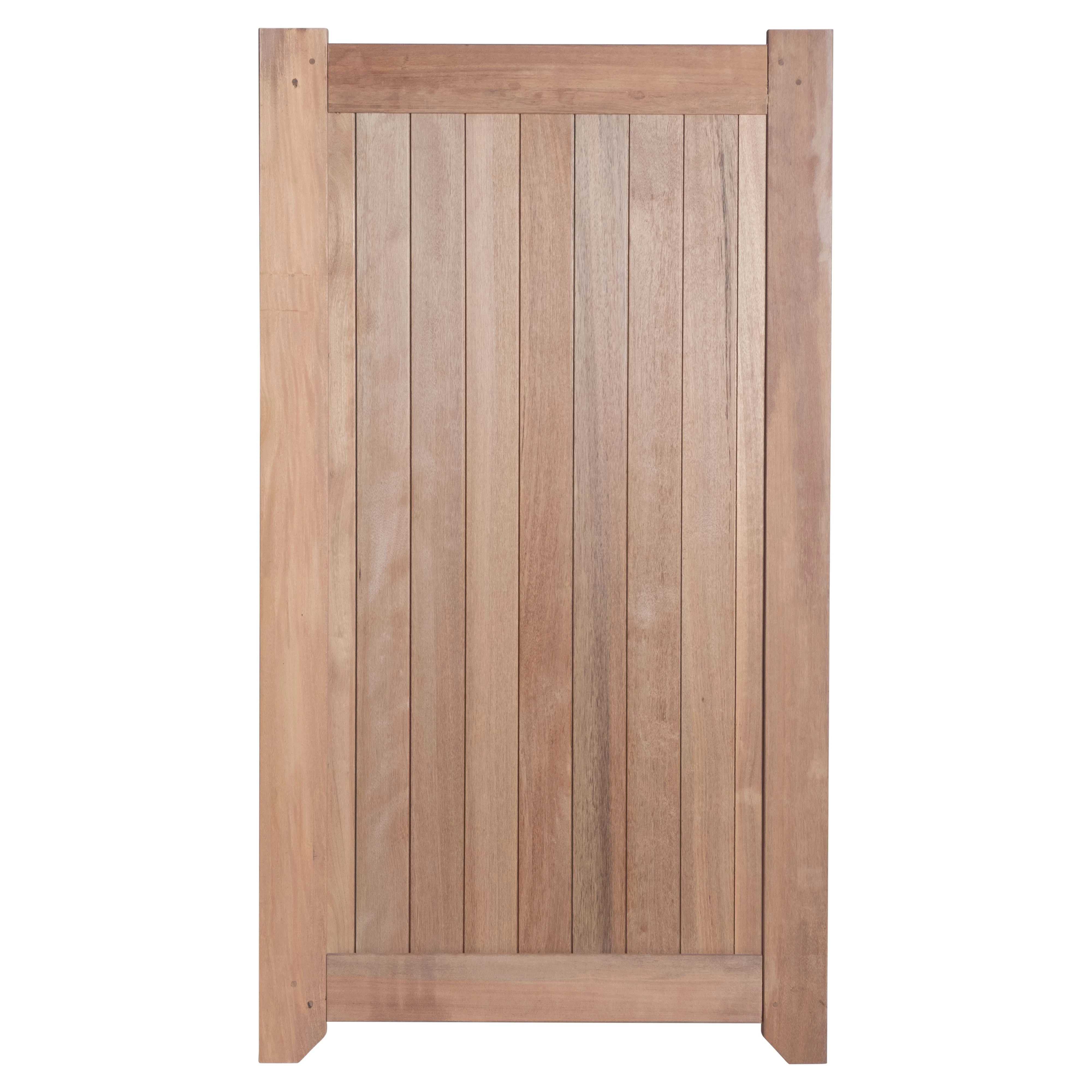 Carpgarant Hardhouten Poort Enkel Rechtsdraaiend 180 x 100 cm - Afbeelding 1